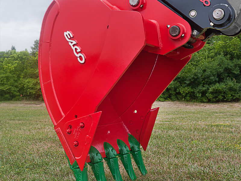 close up of a Backhoe