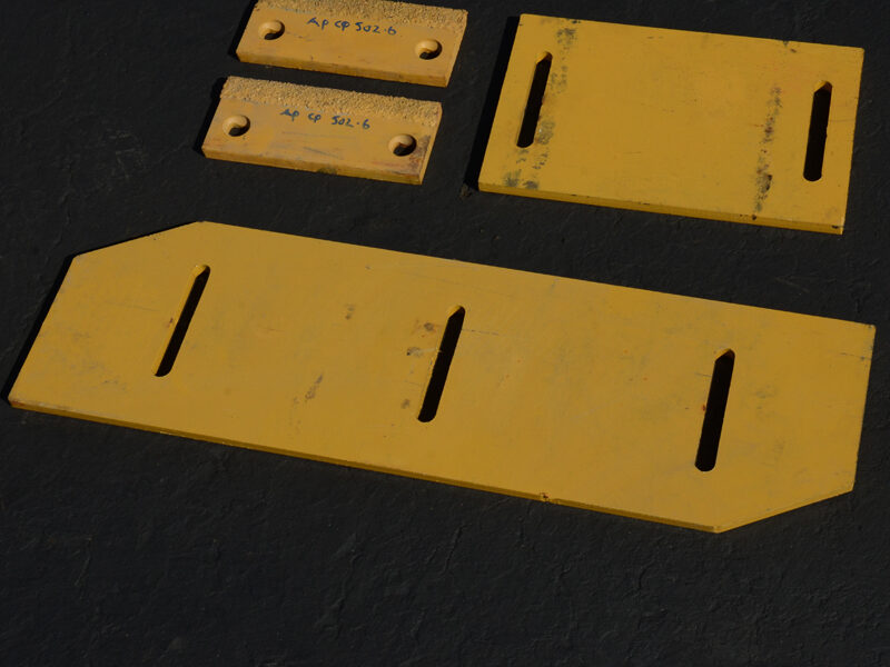 Close up of edges and wing blades