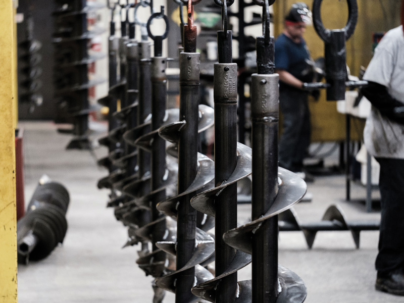 A line up of Augers