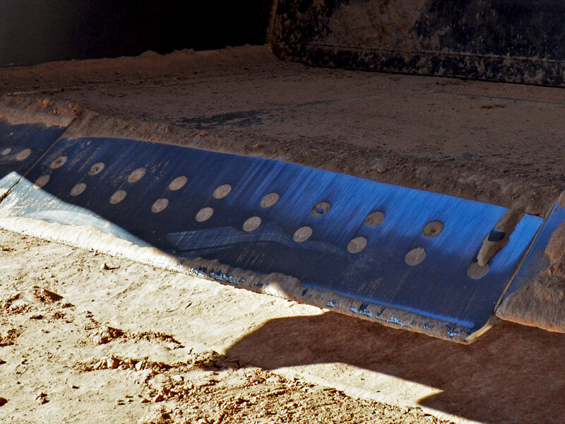 close up of Scraper Edges
