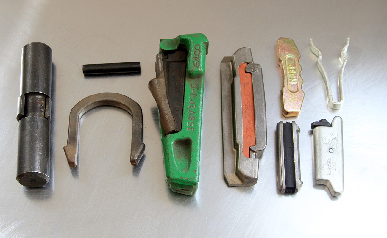 Locking parts for teeth