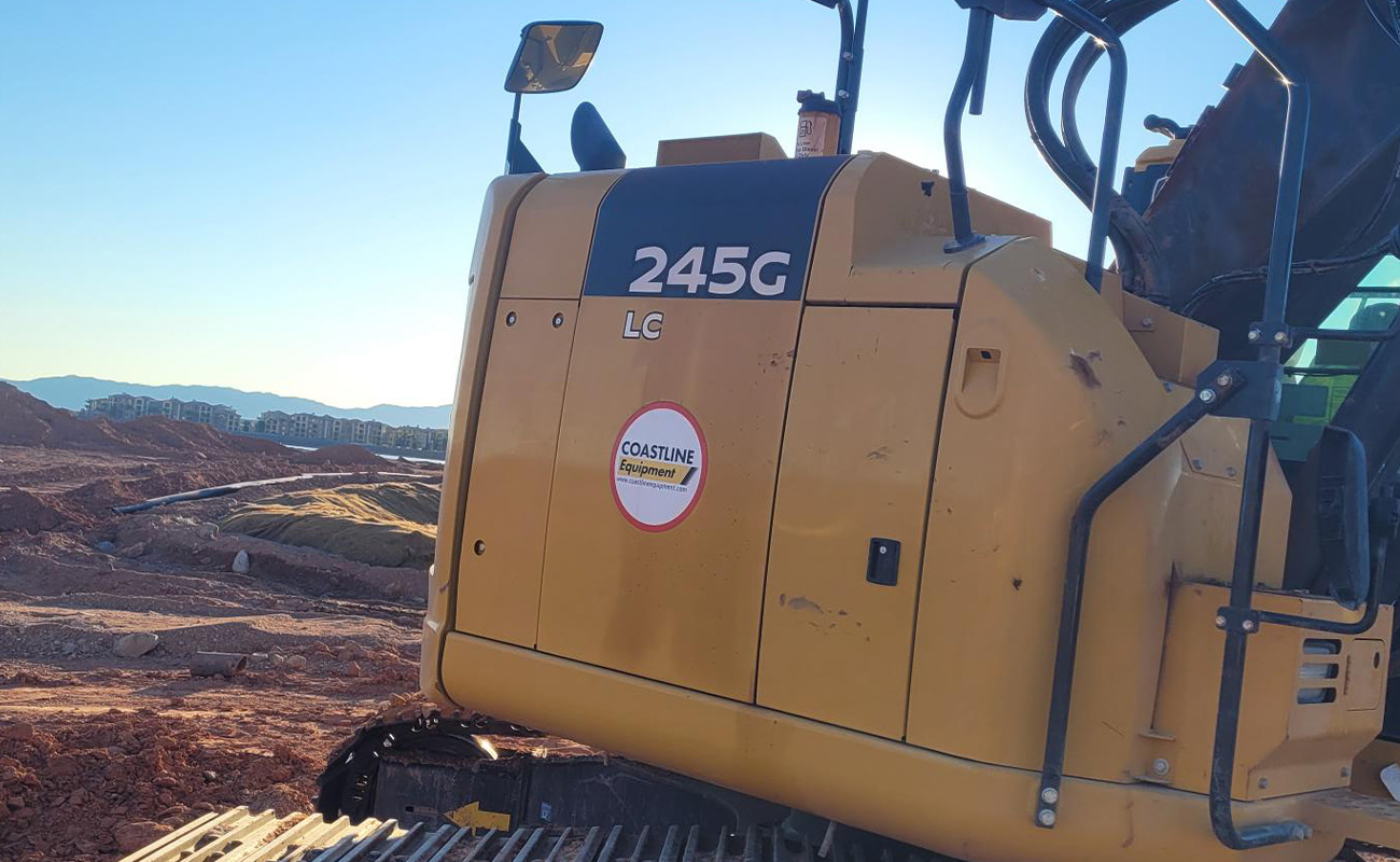 Showing a piece of equipments name. 245G LC
