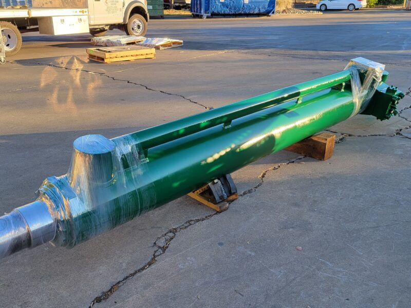 Wrapped up equipment ready to ship