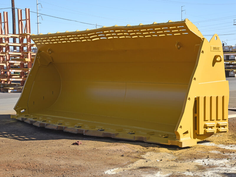 Large bucket on ground
