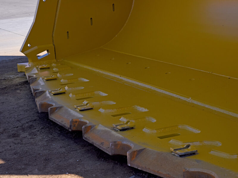 Large bucket close up showing edge