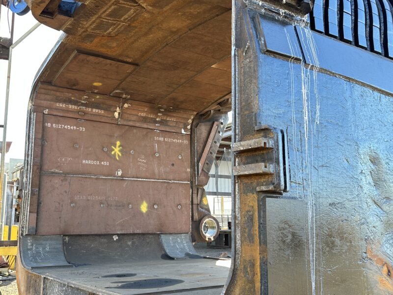 large equipment being worked on side view