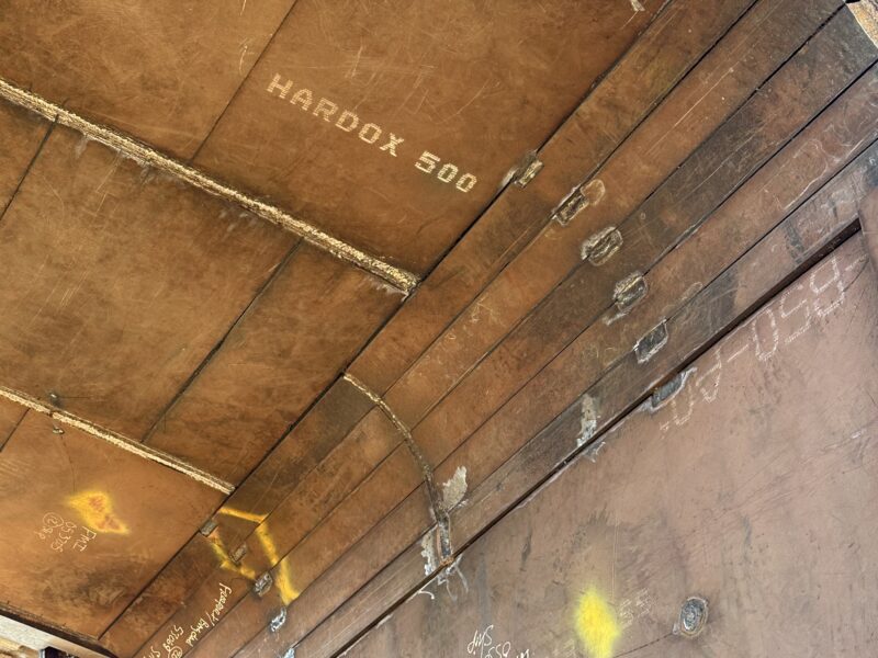 large equipment being worked on inside