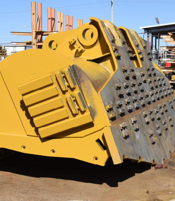 Buckets & Attachments close up