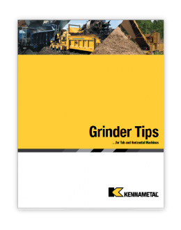PDF Link - Kennametal Grinder Tips. Catalogue