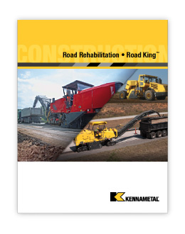 PDF Link - Kennametal. Road Rehabilitation. Road King. Catalogue