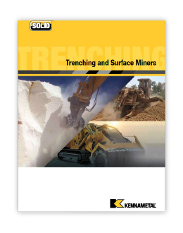 PDF Link - Kennametal Trenching and Surface Miners. Catalogue