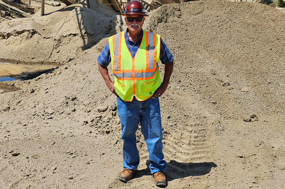Man in construction vest